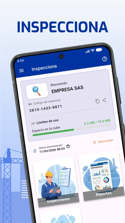 Captura de pantalla 1 de la app Inspecciona